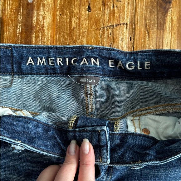 EUC American Eagle Airflex + denim shorts - Picture 2 of 4
